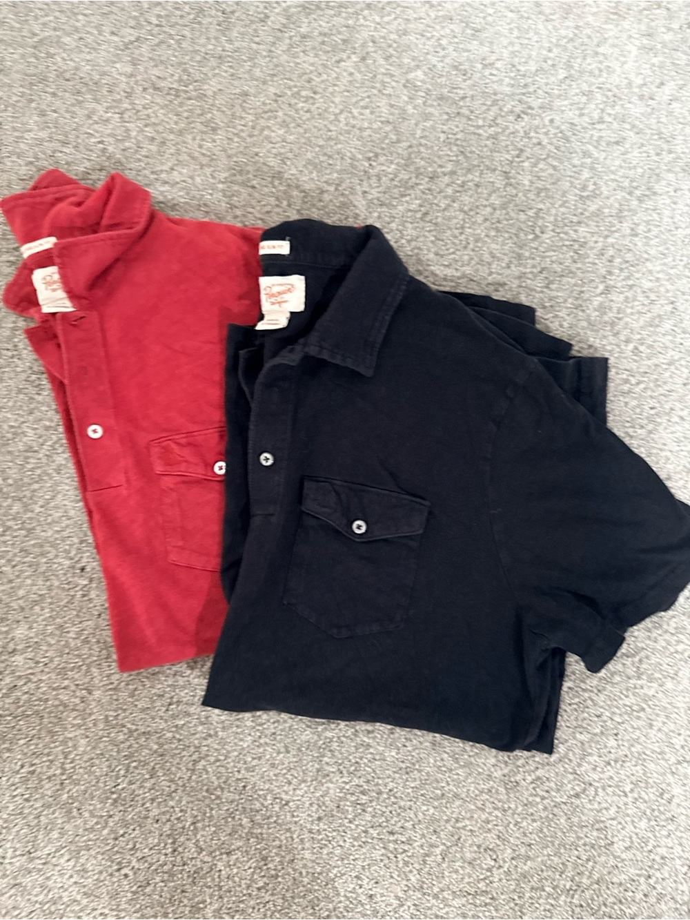 Penguin Men’s Polo Shirt bundle - Black and Red Short Sleeve polo